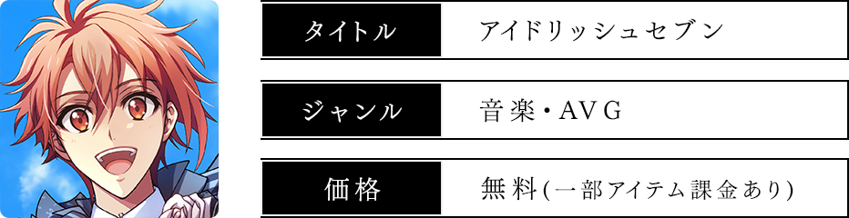 「アイドリッシュセブン」